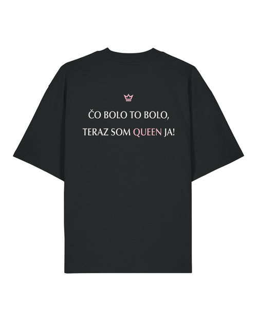 Tričko Blaster — čierne, zadná strana, slogan